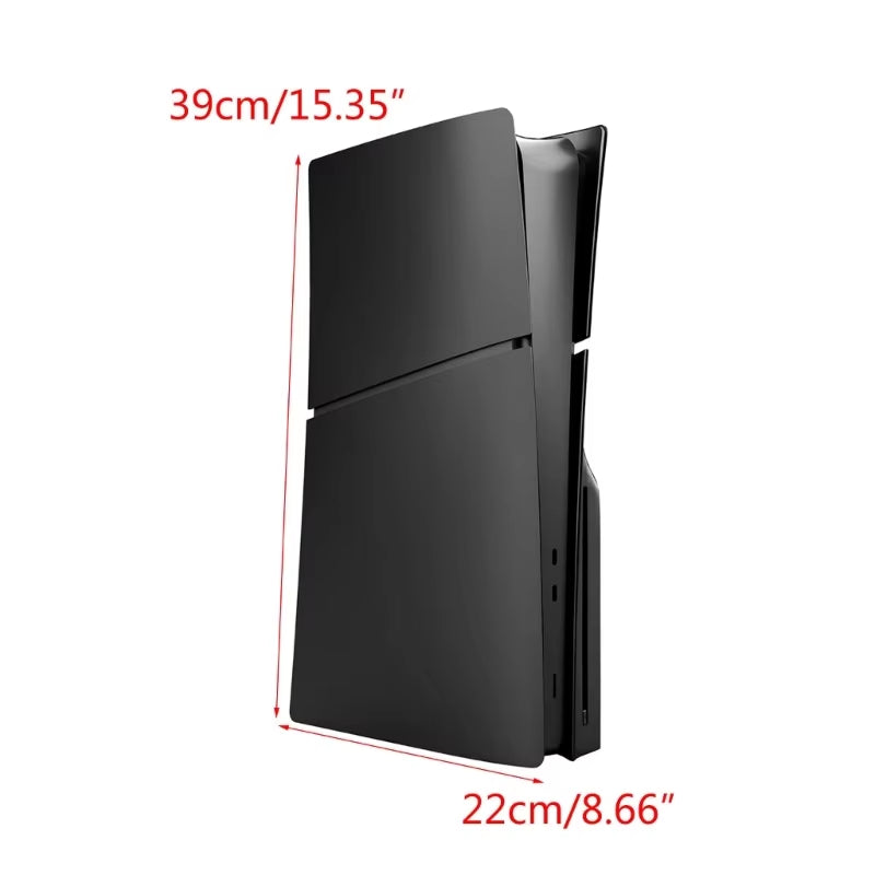 PS5 Slim Disc Edition Hard Faceplate Replacement Case - Anti-Scratch Protector Cover for Gaming Console