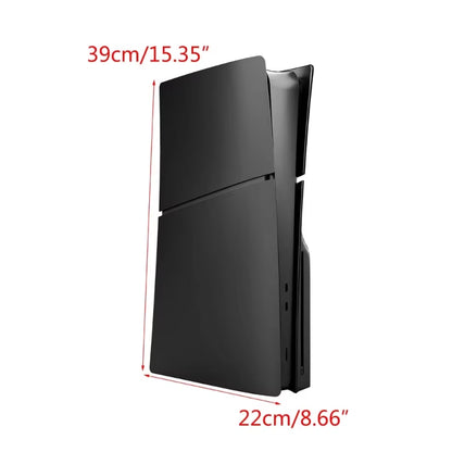 PS5 Slim Disc Edition Hard Faceplate Replacement Case - Anti-Scratch Protector Cover for Gaming Console