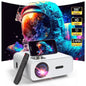 Native 1080P Projector with WiFi and Bluetooth Support, 4K Compatibility, 100,000 Hours Lamp Life