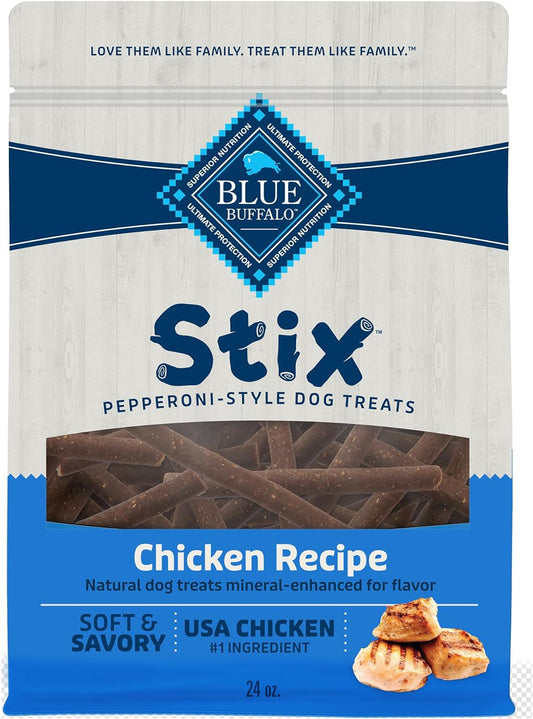 Stix Natural Soft-Moist Dog Treats - Chicken Recipe, 24 oz Bag